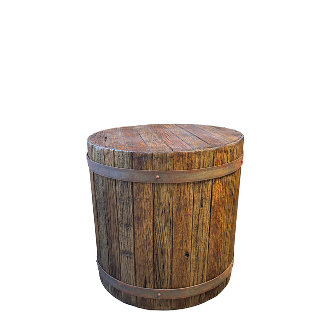 Pirate Side Table Barrel Life Size Statue
