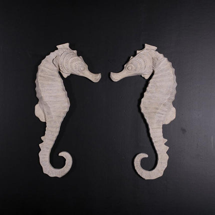 Large Seahorse Set Statue