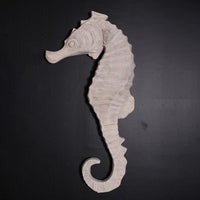 Large Stone Seahorse Set Statue