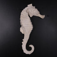 Large Stone Seahorse Set Statue
