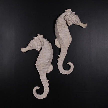 Large Seahorse Set Statue