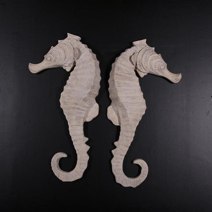 Large Seahorse Set Statue