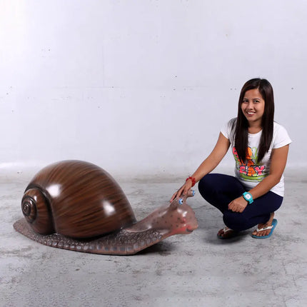 Garden Snail Life Size Statue LM Treasures - H