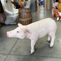 Baby Pig Standing Life Size Statue - LM Treasures 