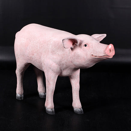 Baby Pig Standing Life Size Statue - LM Treasures 