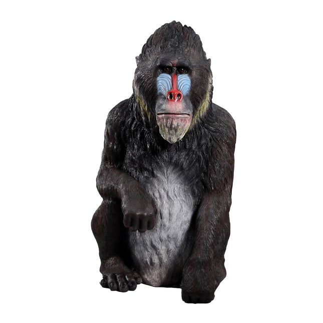 Mandrill Monkey Life Size Statue LM Treasures - H