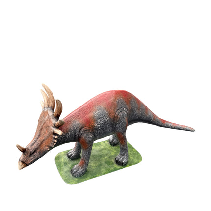 Baby Triceratops on Base Dinosaur Statue