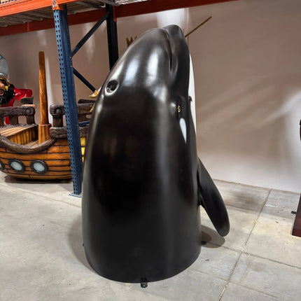Breaching Killer Whale Orca Life Size Statue LM Treasures - H