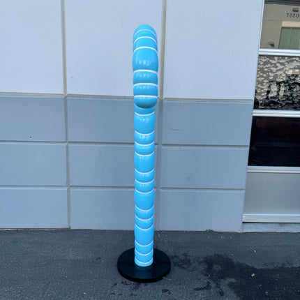 Large Blue Cushion Candy Cane Statue LM Treasures - H