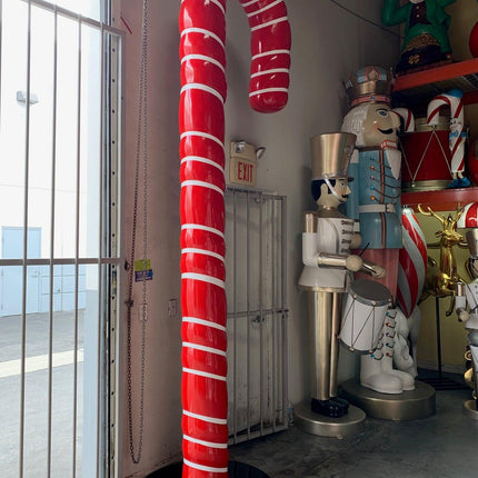 Jumbo Red Cushion Candy Cane Statue - LM Treasures 