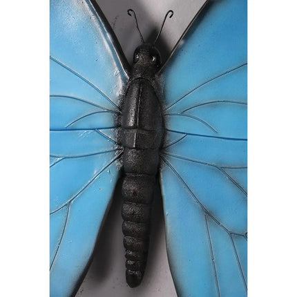 Blue Butterfly Insect Wall Decor Statue LM Treasures - H