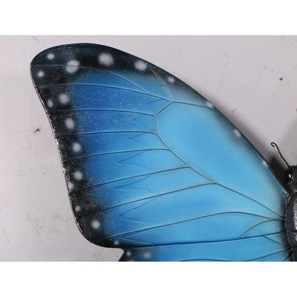 Blue Butterfly Insect Wall Decor Statue LM Treasures - H
