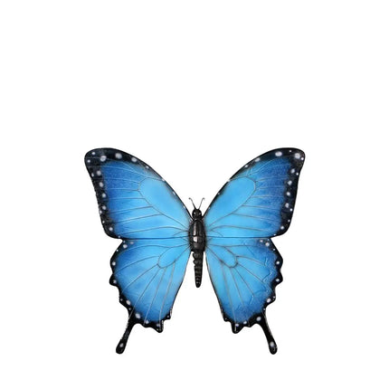 Blue Butterfly Insect Wall Decor Statue LM Treasures - H