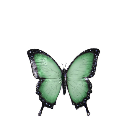 Green Butterfly Insect Wall Decor Statue