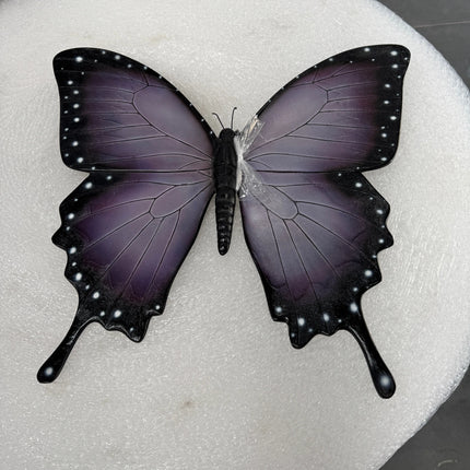 Purple Butterfly Insect Wall Decor Statue LM Treasures - H