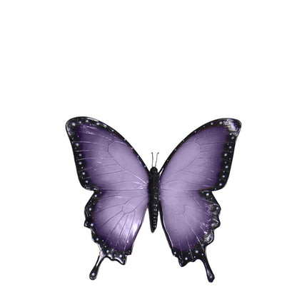 Purple Butterfly Insect Wall Decor Statue