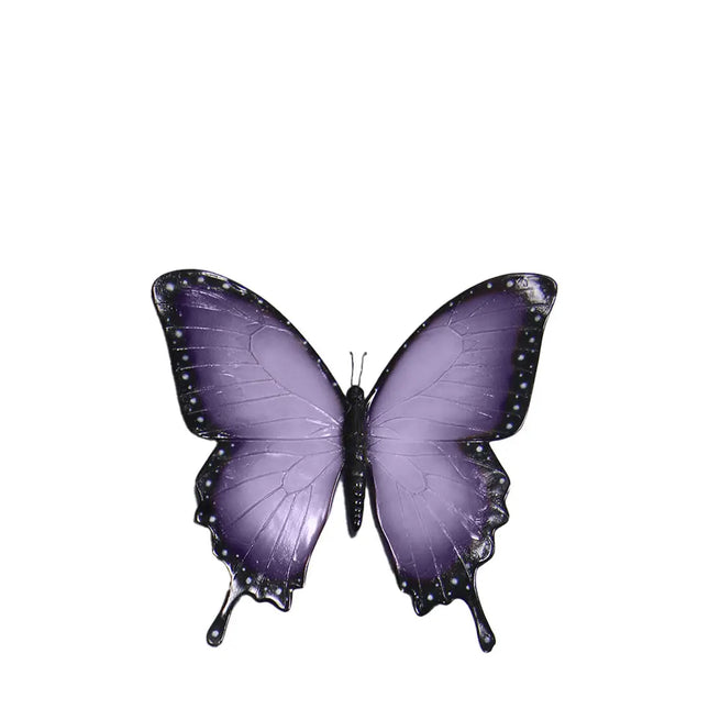 Purple Butterfly Insect Wall Decor Statue LM Treasures - H