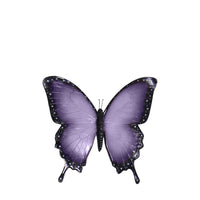 Purple Butterfly Insect Wall Decor Statue