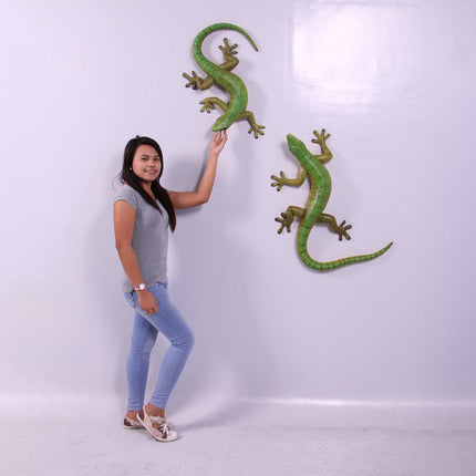 Large Gecko Lizard Life Size Statue