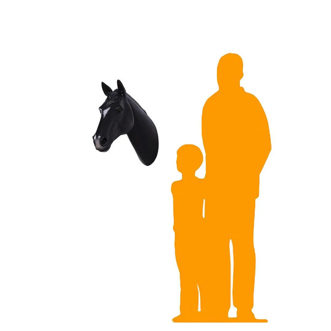 Dark Brown Horse Head Statue LM Treasures - H