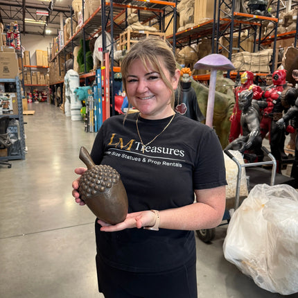 Giant Acorn Decor Statue LM Treasures - H
