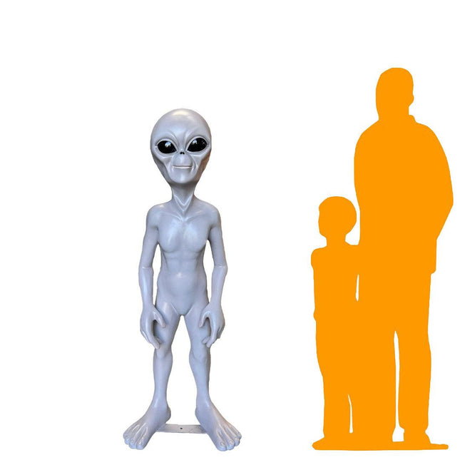 Alien Life Size Statue Out-of-This-World Extra Terrestrial
