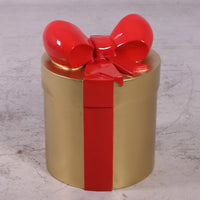 Small Gold Present With Ribbon Statue - LM Treasures 