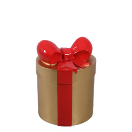 Small Gold Present With Ribbon Statue - LM Treasures 