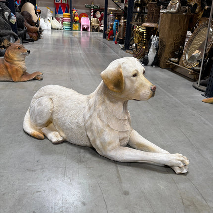 Tan Laying Labrador Life Size Statue LM Treasures - H