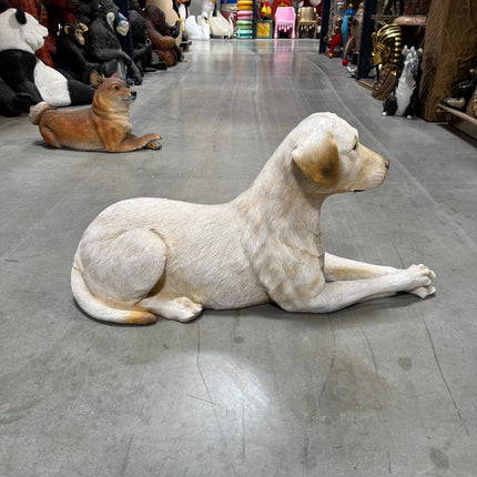 Tan Laying Labrador Life Size Statue LM Treasures - H