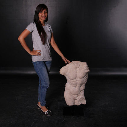 Andrea Male Torso Life Size Statue