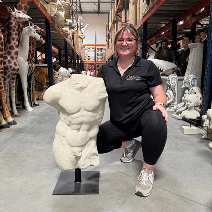 Andrea Male Torso Life Size Statue LM Treasures - H