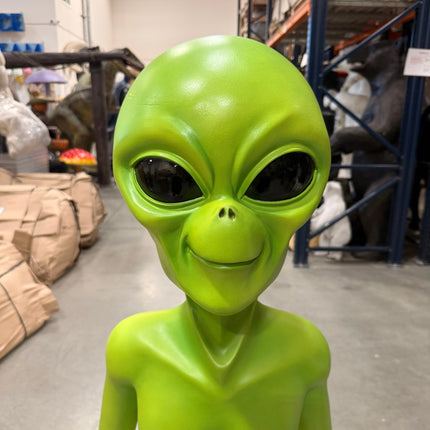 Green Alien Life Size Statue Out-of-This-World Extra Terrestrial LM Treasures - DT