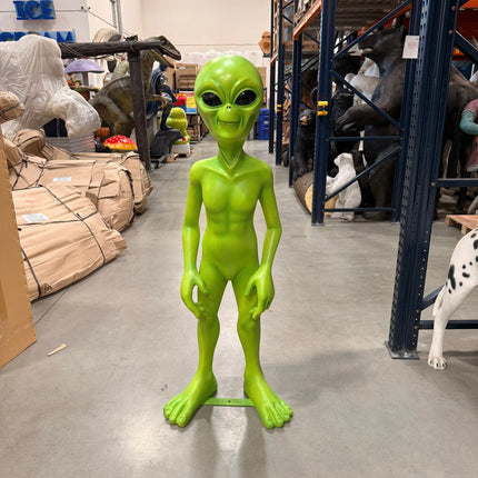 Green Alien Life Size Statue Out-of-This-World Extra Terrestrial LM Treasures - DT