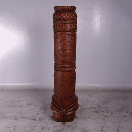 Large Grand Island Tiki Totem Life Size Statue