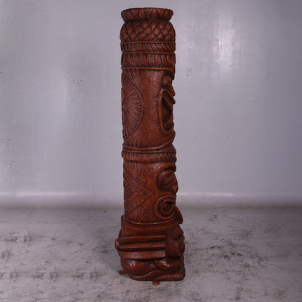 Large Grand Island Tiki Totem Life Size Statue