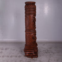 Large Grand Island Tiki Totem Life Size Statue