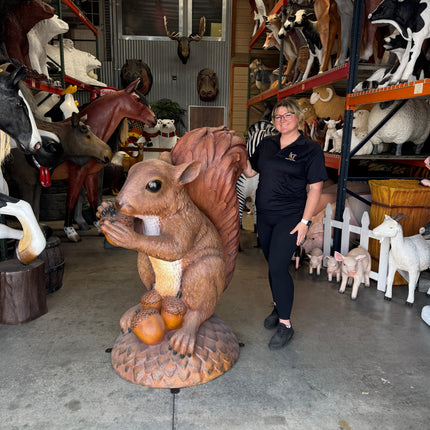 Large Squirrel Life Size Statue