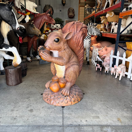 Large Squirrel Life Size Statue