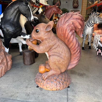 Large Squirrel Life Size Statue