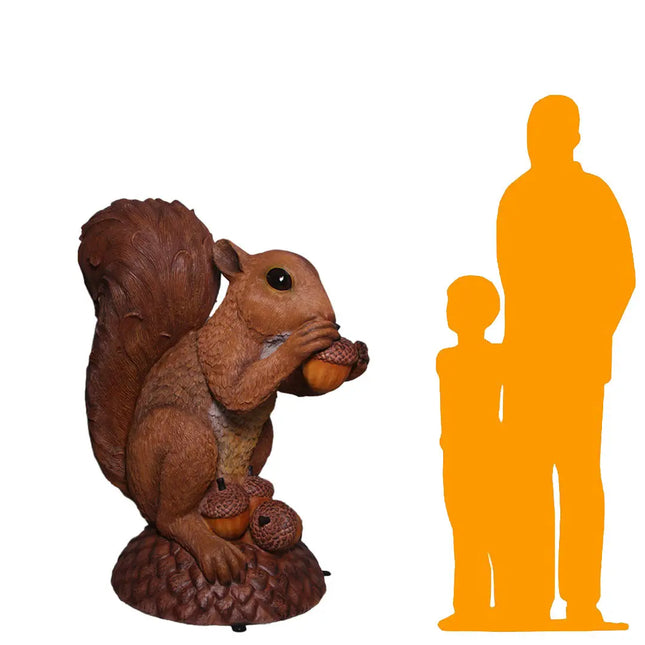 Large Squirrel Life Size Statue LM Treasures - H