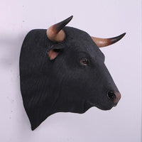 Spanish Fighting Bull Head Life Size Statue - LM Treasures 