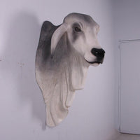 Brahman Bull Head Life Size Statue - LM Treasures 