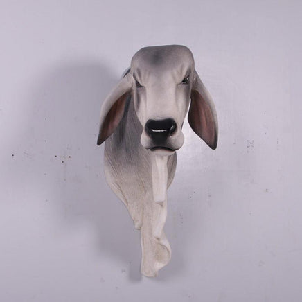 Brahman Bull Head Life Size Statue - LM Treasures 