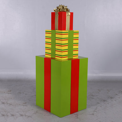 Stacked Gifts Over Sized Statue - LM Treasures 