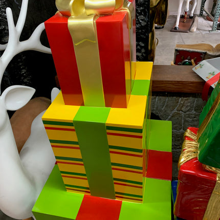 Stacked Gifts Over Sized Statue - LM Treasures 
