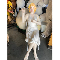 Actress Sitting Life Size Statue - LM Treasures 