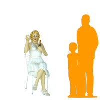 Actress Sitting Life Size Statue - LM Treasures 