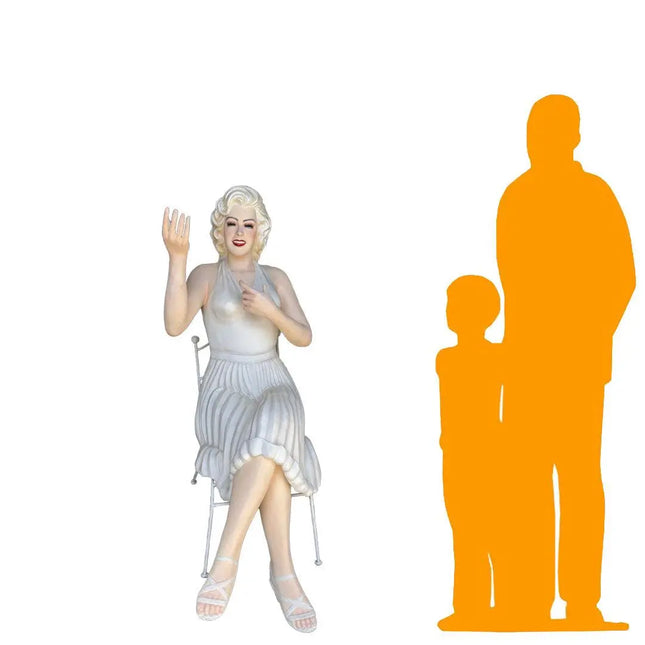 Actress Sitting Life Size Statue LM Treasures - A