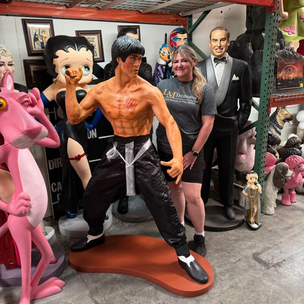 Kung-Fu Fighter Life Size Statue